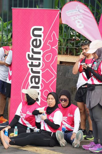 Race photo from Smartfren Run 2024 Vibes
