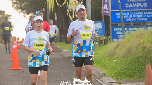 Race photo from Taman Budaya x BOGORUN 2025