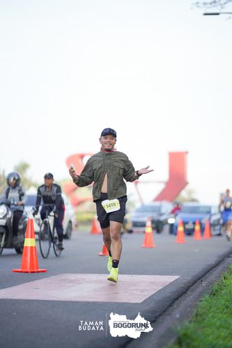 Race photo from Taman Budaya x BOGORUN 2025