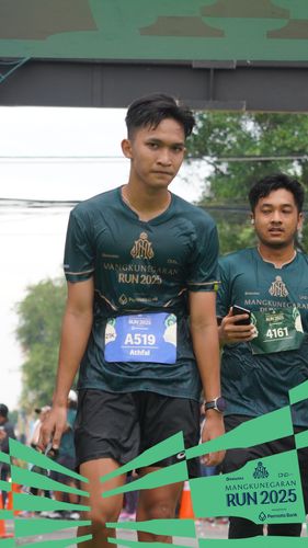 Race photo from Mangkunegaran Run 2025