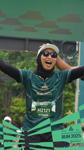 Race photo from Mangkunegaran Run 2025