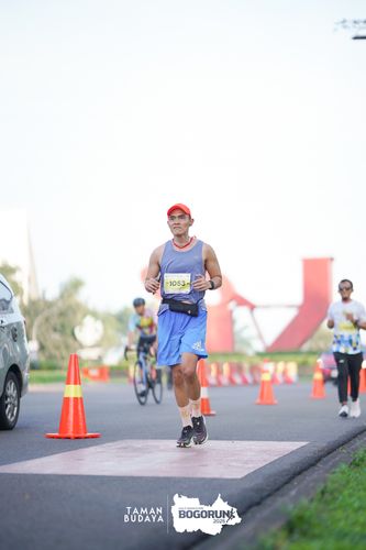 Race photo from Taman Budaya x BOGORUN 2025