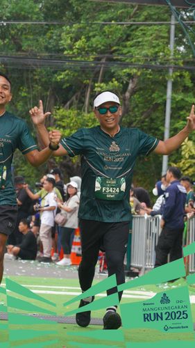 Race photo from Mangkunegaran Run 2025