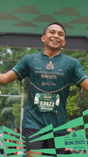 Race photo from Mangkunegaran Run 2025