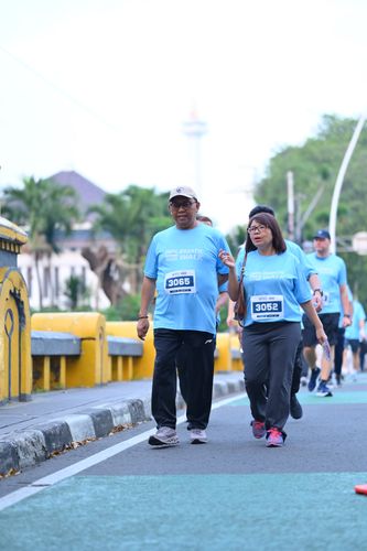 Race photo from KEMLU RUN 2025