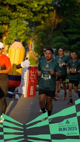Race photo from Mangkunegaran Run 2025