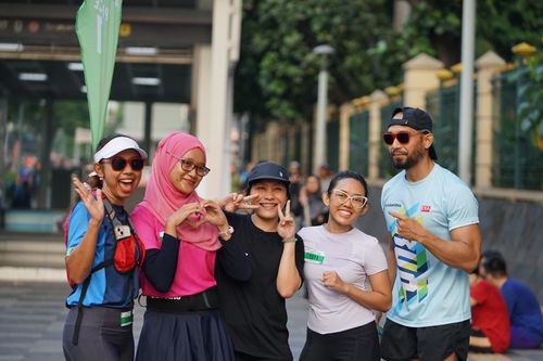 Race photo from Lari Bareng Yuk!