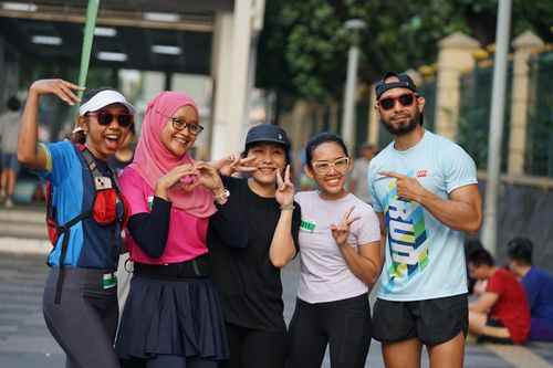 Race photo from Lari Bareng Yuk!