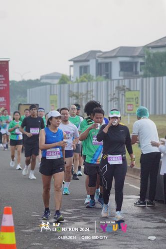 Race photo from BAF LIONS RUN 2024