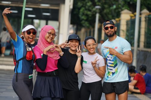 Race photo from Lari Bareng Yuk!