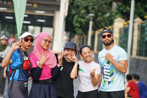 Race photo from Lari Bareng Yuk!