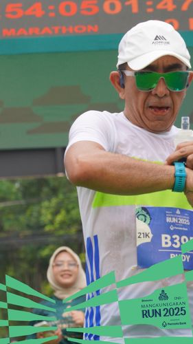 Race photo from Mangkunegaran Run 2025