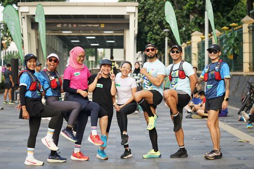 Race photo from Lari Bareng Yuk!