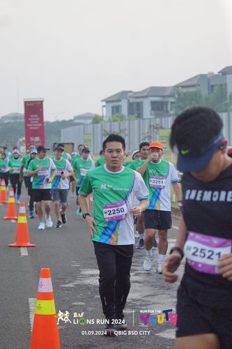 Race photo from BAF LIONS RUN 2024