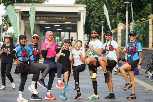 Race photo from Lari Bareng Yuk!