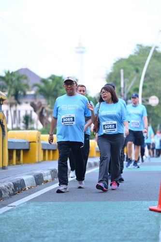 Race photo from KEMLU RUN 2025