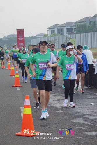 Race photo from BAF LIONS RUN 2024