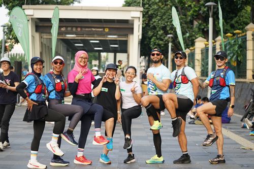 Race photo from Lari Bareng Yuk!