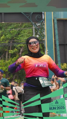 Race photo from Mangkunegaran Run 2025