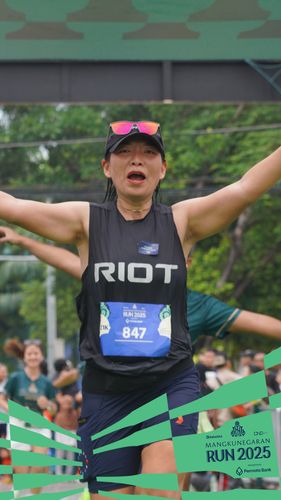 Race photo from Mangkunegaran Run 2025