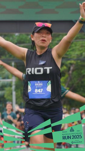 Race photo from Mangkunegaran Run 2025