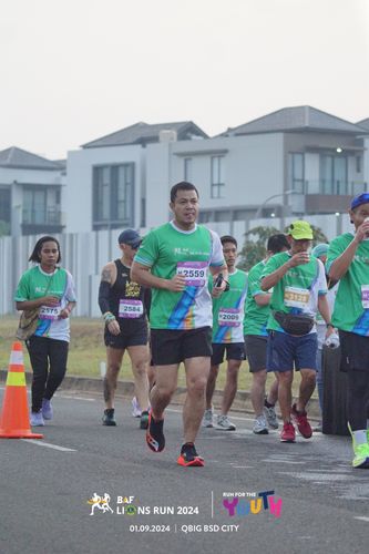 Race photo from BAF LIONS RUN 2024
