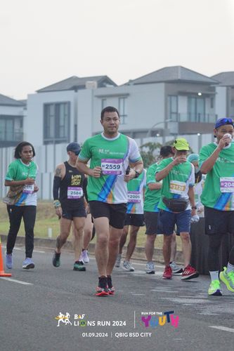 Race photo from BAF LIONS RUN 2024