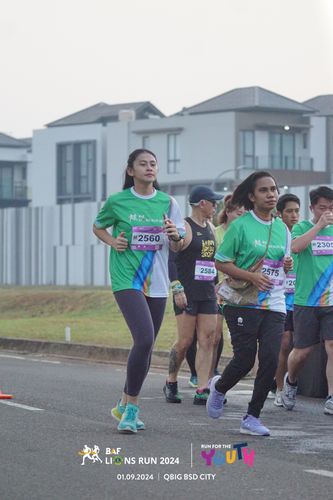 Race photo from BAF LIONS RUN 2024