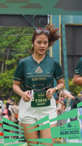 Race photo from Mangkunegaran Run 2025