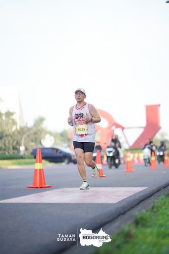 Race photo from Taman Budaya x BOGORUN 2025