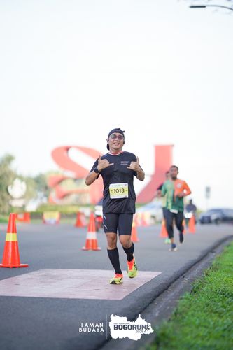 Race photo from Taman Budaya x BOGORUN 2025