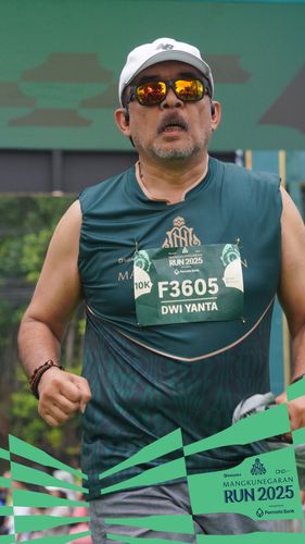 Race photo from Mangkunegaran Run 2025