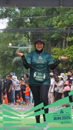Race photo from Mangkunegaran Run 2025