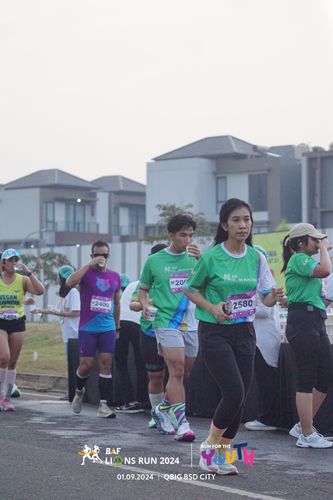 Race photo from BAF LIONS RUN 2024
