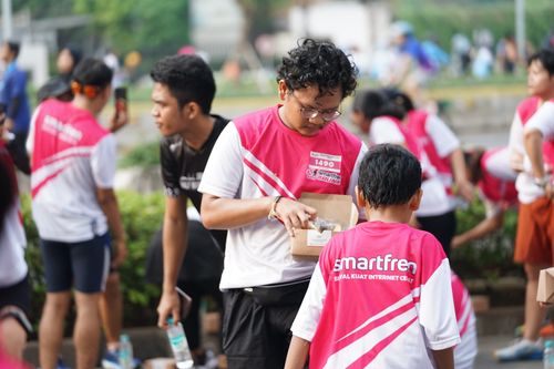 Race photo from Smartfren Run 2024 Vibes