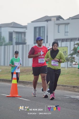 Race photo from BAF LIONS RUN 2024