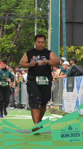 Race photo from Mangkunegaran Run 2025