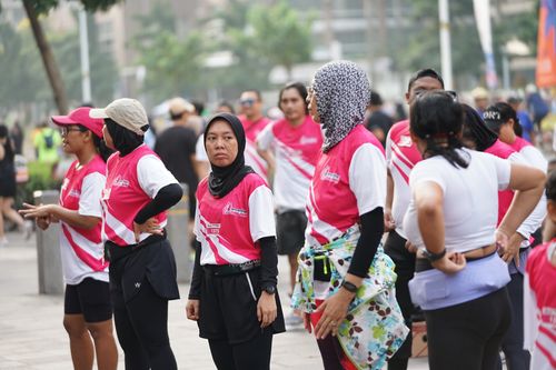 Race photo from Smartfren Run 2024 Vibes