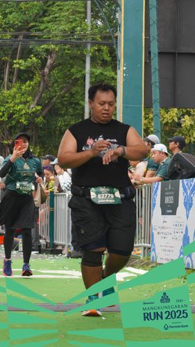 Race photo from Mangkunegaran Run 2025