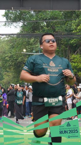 Race photo from Mangkunegaran Run 2025