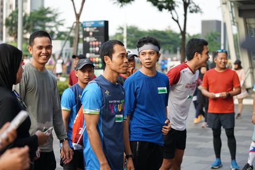 Race photo from Lari Bareng Yuk!