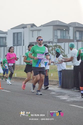 Race photo from BAF LIONS RUN 2024