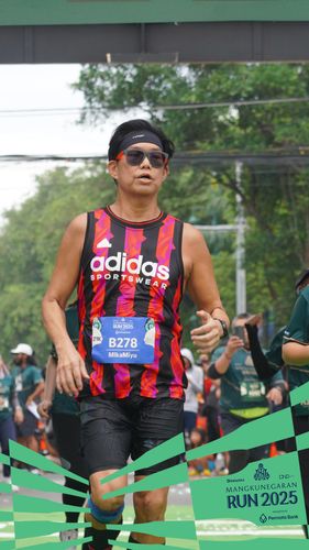 Race photo from Mangkunegaran Run 2025