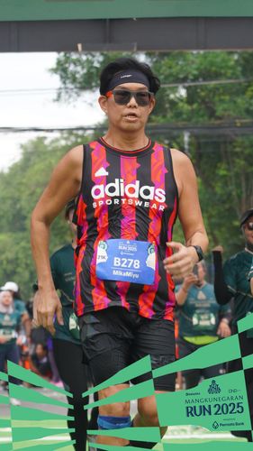 Race photo from Mangkunegaran Run 2025