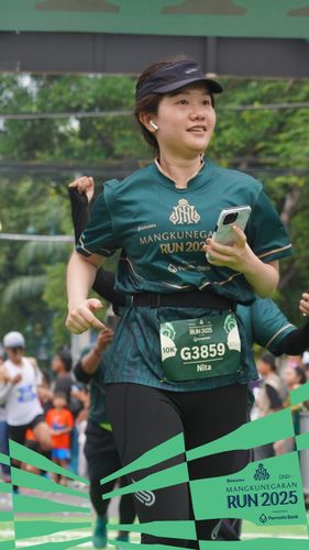 Race photo from Mangkunegaran Run 2025