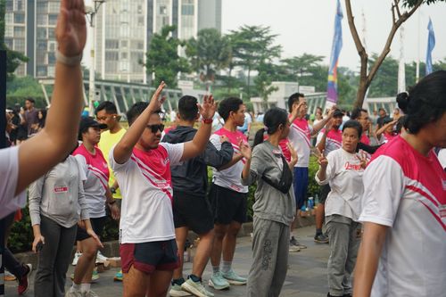 Race photo from Smartfren Run 2024 Vibes