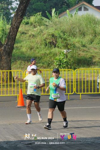 Race photo from BAF LIONS RUN 2024