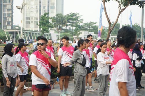 Race photo from Smartfren Run 2024 Vibes