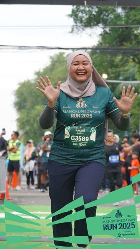 Race photo from Mangkunegaran Run 2025