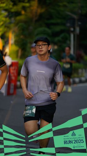 Race photo from Mangkunegaran Run 2025